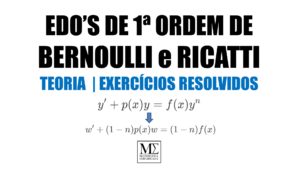 Edo S Homog Neas De Ordem Lista De Exerc Cios Resolvidos