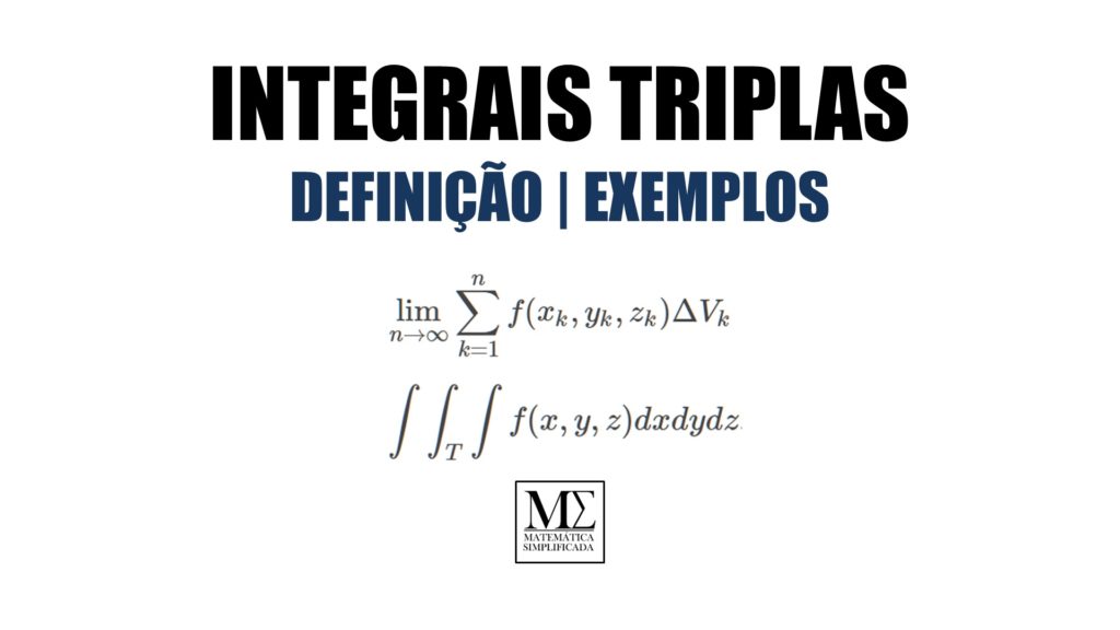 Integrais Triplas