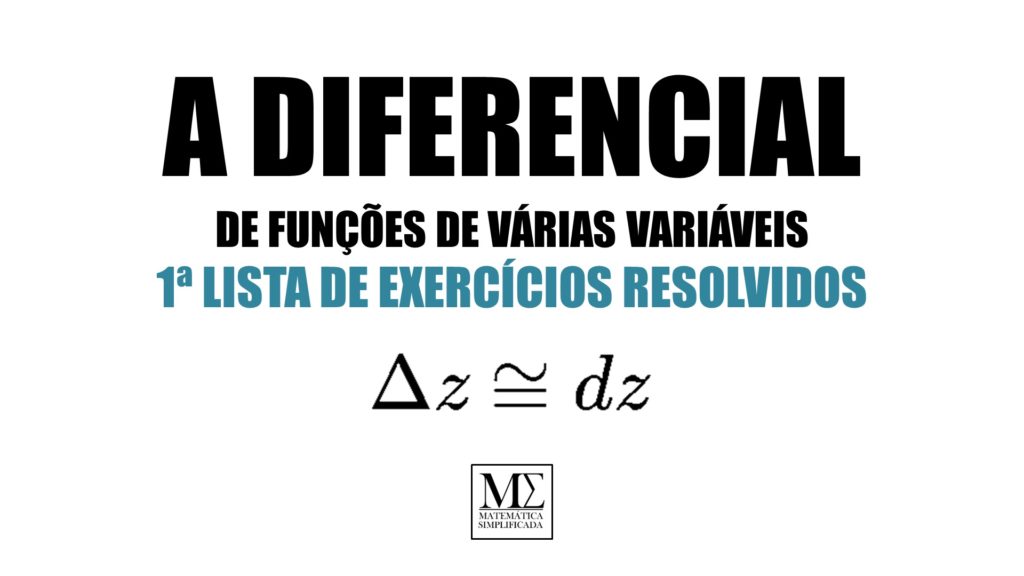 Diferencial - Lista de Exercícios Resolvidos
