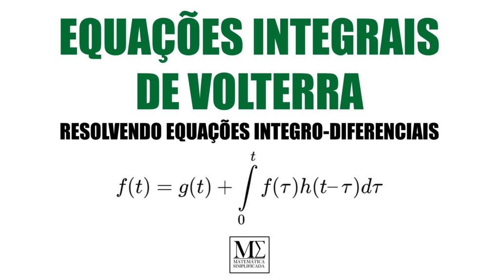 Equações Integrais de Volterra Integro-Diferenciais
