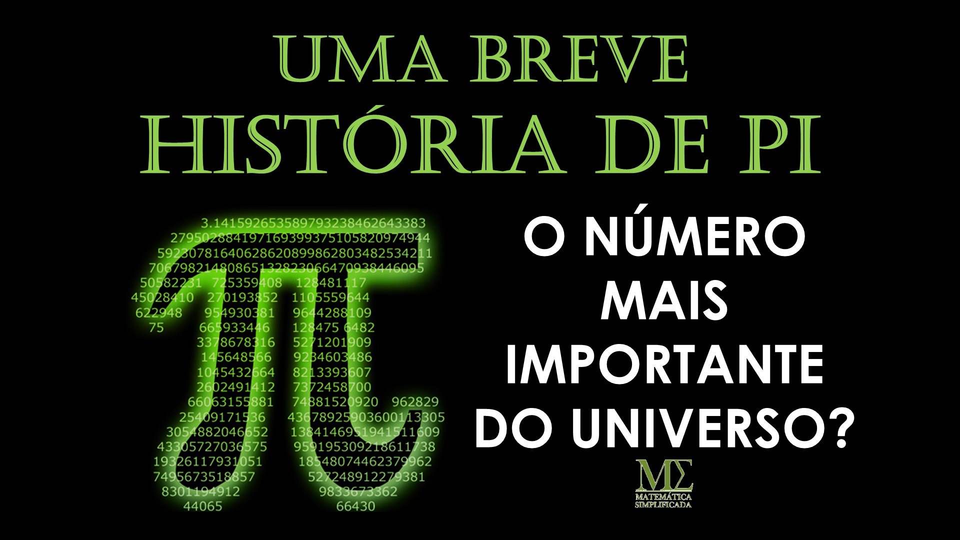 A história, significado, calculo e aniversário do pi