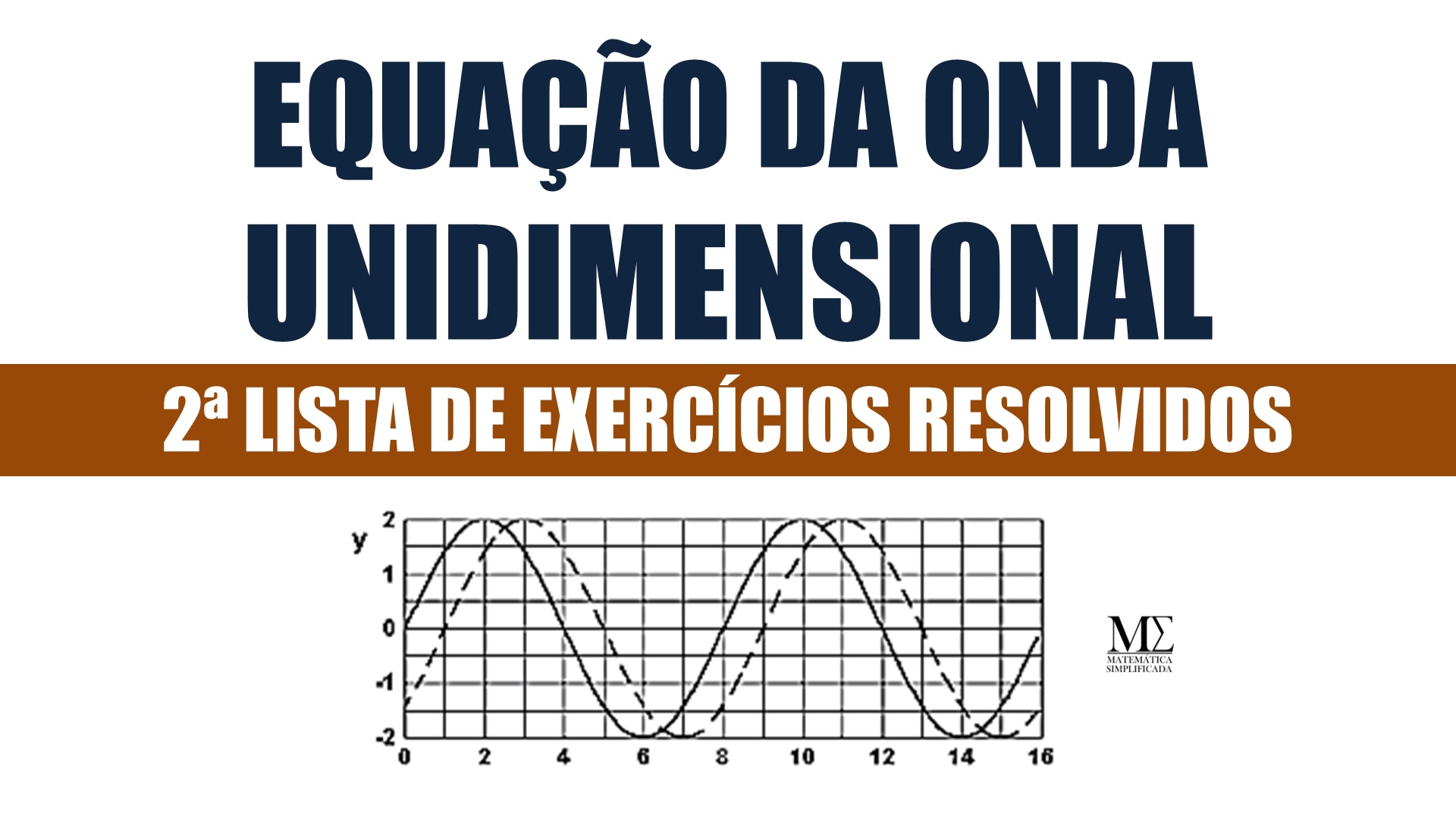 Neste artigo queremos apresentar uma segunda lista de exerc&iacute;cios resolvidos sobra a equa&ccedil;&atilde;o da onda unidimensional, que se aplica &agrave;s pequenas vibra&ccedil;&otilde;es transversais de uma corda flex&iacute;vel, fixa nas extremidades, tensa, tal como a corda de uma guitarra, ou um violino.