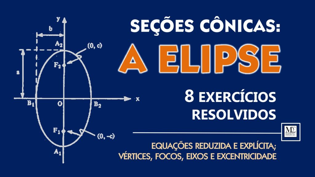 Melhore sua compreensão de elipses como curvas planas geradas por seções cônicas com estes 8 exercícios resolvidos com soluções detalhadas. Perfeito para estudantes de graduação em ciências exatas e da terra. Se você está procurando melhorar sua compreensão das elipses como curvas planas geradas por seções cônicas, você veio ao lugar certo. Neste artigo, forneceremos 10 exercícios resolvidos com soluções detalhadas para ajudá-lo a dominar esse importante conceito da geometria Analítica. Seja você um estudante de graduação em ciências exatas e da terra, esses exercícios irão ajudá-lo a aprimorar suas habilidades e aprofundar sua compreensão das elipses como seções cônicas.