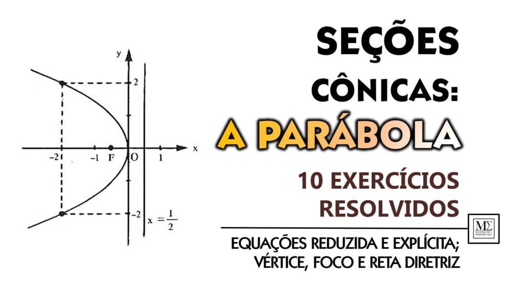 Melhore sua compreensão de parábolas como curvas planas geradas por seções cônicas com estes 10 exercícios resolvidos com soluções detalhadas. Perfeito para estudantes de graduação em ciências exatas e da terra. Se você está procurando melhorar sua compreensão das parábolas como curvas planas geradas por seções cônicas, você veio ao lugar certo. Neste artigo, forneceremos 10 exercícios resolvidos com soluções detalhadas para ajudá-lo a dominar esse importante conceito matemático. Seja você um estudante de graduação em ciências exatas e da terra, esses exercícios irão ajudá-lo a aprimorar suas habilidades e aprofundar sua compreensão das parábolas como seções cônicas.