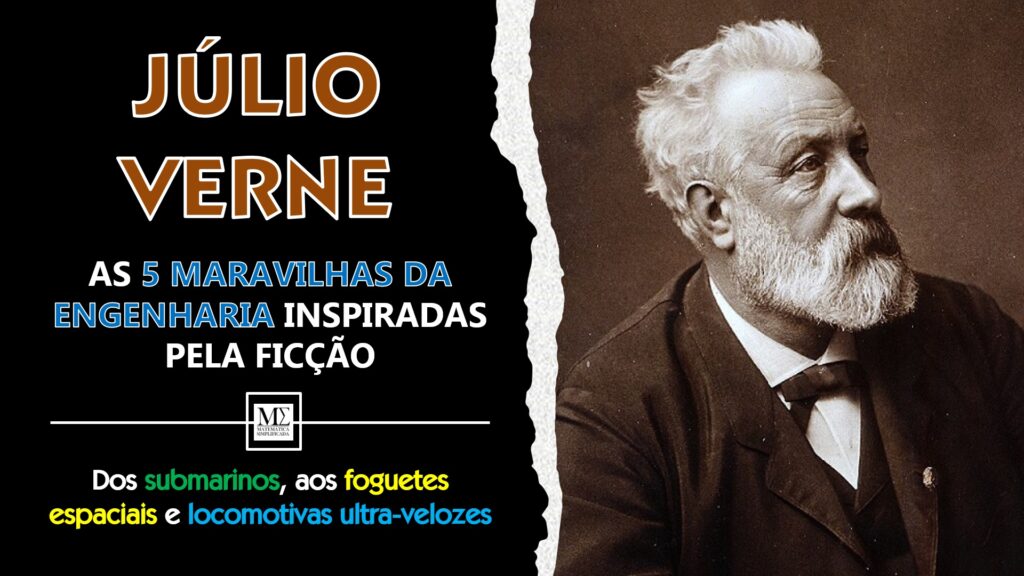 Júlio Verne antecipou tecnologias em suas obras literárias de ficção científica que seriam reais décadas depois. Livros como "Vinte Mil Léguas Submarinas", "Da Terra à Lua" e "Viagem ao Centro da Terra" tiveram impacto nas ideias e criações da engenharia de forma significativa. Hoje queremos falar sobre algumas delas abaixo.