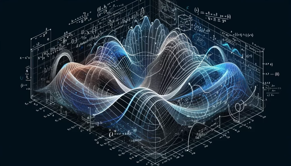 Gráfico digital da Transformada de Laplace solucionando equação diferencial.